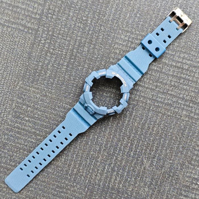 BNB STRAP BEZEL CASIO GSHOCK G SHOCK GA 700 710 DENIM BLUE JEANS