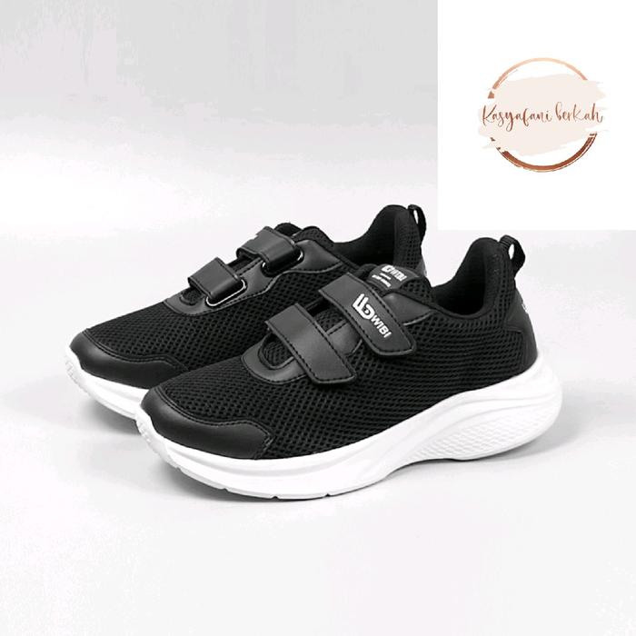 Sepatu sekolah anak pria wanita size 35-38 Wibi hexagon SP15-03 {kasyafani berkah} Fashion