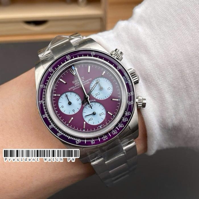 Tier 5rolexDaytona 116508 Warm Burgundy 40mm Watches Luxury