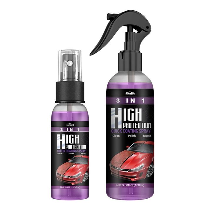 3 In 1 Car Ceramic Coating Spray paint 30ml/100ml Auto Nano Ceramic