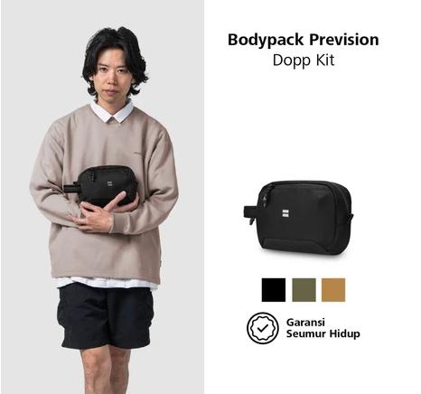 Handbag Bodypack Prevision  2212  Dopp Kit Tas Organizer Travel Praktis