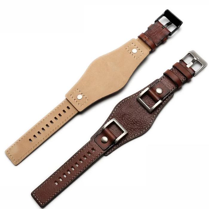 For Fossil JR1157 watchband Genuine leather 24mm men watch strap High quality leather bracelet Retro