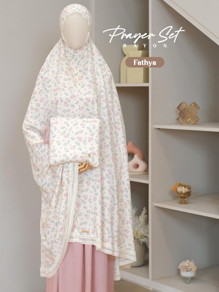 [VHIANA] PRAYER SET RAYON // Mukena rayon Motif Premium By Vhiana // Prayer Set Bawahan Dewasa