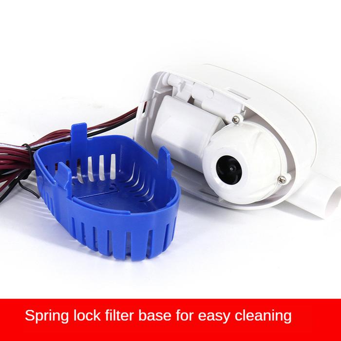 Small water pump boat water pump 12V/24v DC submersible pump yacht
