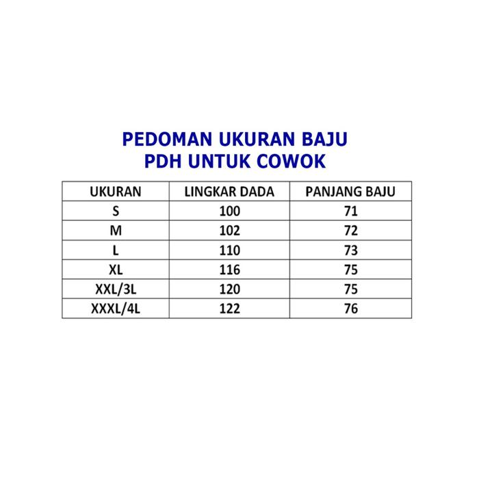 New!!! Baju Khusu Cowok Putih Polos-Putih List Hitam Lengan Panjang Dan Pendek-Seragam Guru Dan Pns-