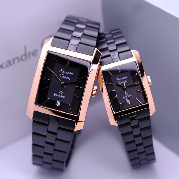 ALEXANDER CHRISTIE COUPLE JAM TANGAN ALEXANDRE CHRISTIE ALEXANDER CHRISTIE COUPLE AC 1019 ORIGINAL