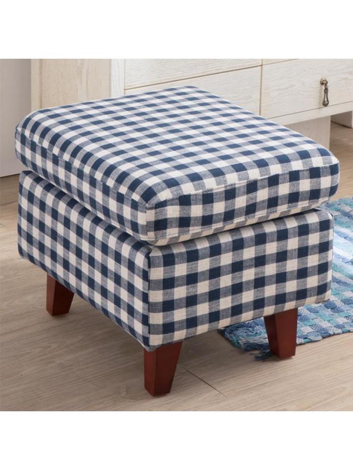 Cloth foot stool clothing store sofa bench step stool sofa pier