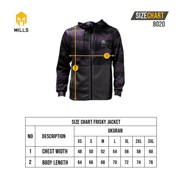 New!!! Mills Jaket Olahraga Frisky Jacket 8020
