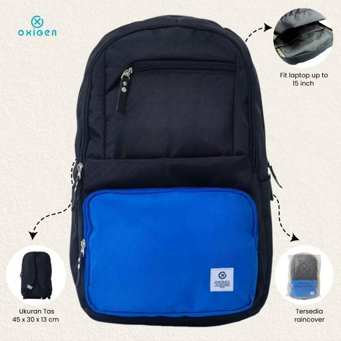 OXIGEN - BACKPACK OXIGEN MARLO | TAS RANSEL ANAK OXIGEN | TAS SEKOLAH ANAK SD | TAS RANSEL KULIAH -