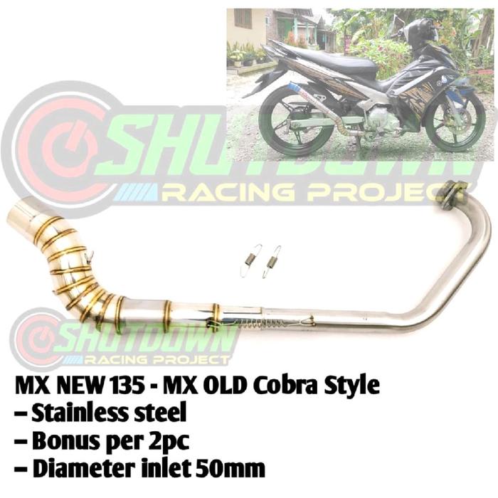 pipa leheran knalpot yamaha mx old mx new 150