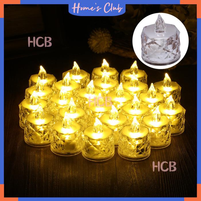 Lilin LED Transparan / Electric Candle / LED Lilin Light