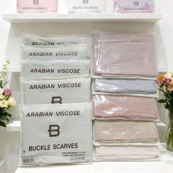Hijab Pashmina Arabian Viscose Premium FREE Cempol Rambut Muslim Wanita
