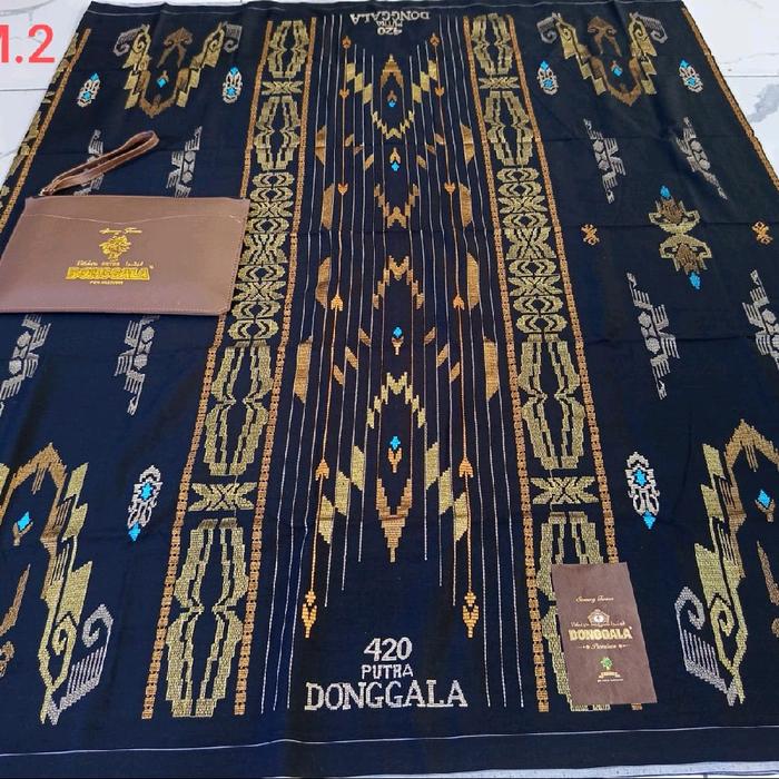 *Sarung Donggala Putra masterpiece* *420 Songket* *Bahan Rayon mix/ingredients beda*