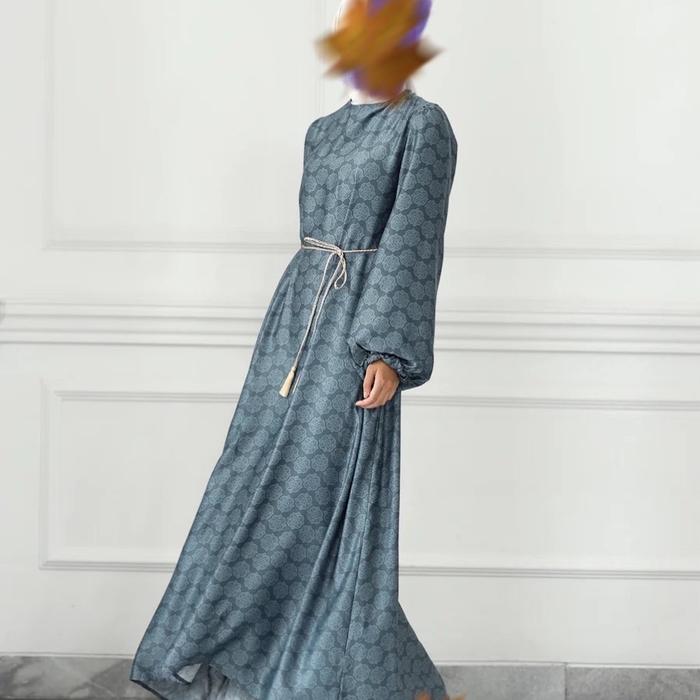ERIANA DRESS BLUE BY GEULIS.ID MUSLIM DRESS