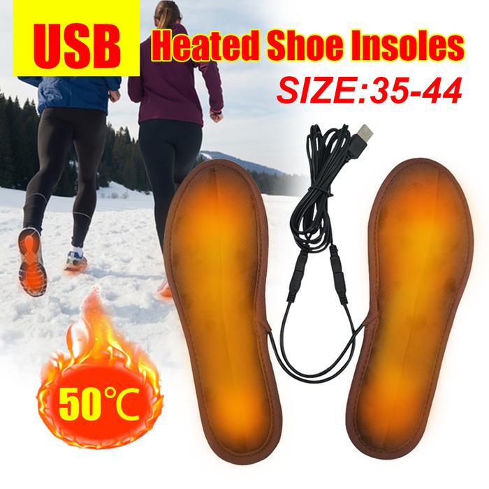 Heated Insoles Electric USB Shoe Insoles Warm Socks Heating Insoles