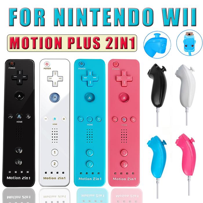 For Nintendo Wii Controller Wii Remote Nunchuck Wii Motion Plus
