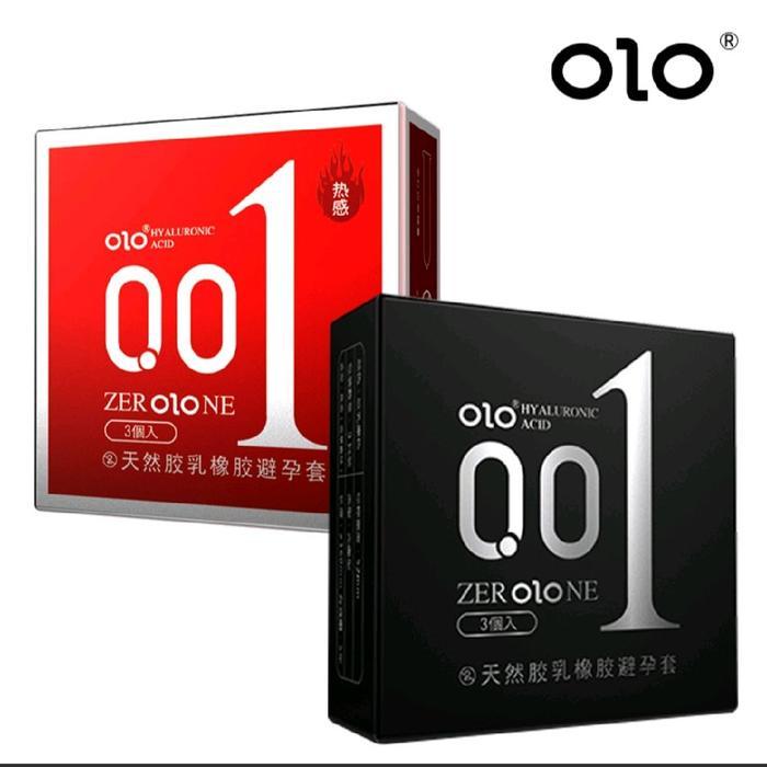 Serayuo Condom Olo Super Tipis Kemasan  Jelly Box Isi 3 Pcs