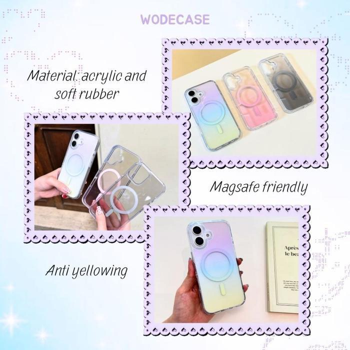 Dreamy Gradient Everyday Protective Magsafe Case Untuk Iphone 13-16 Pro Max Promo Terbaru