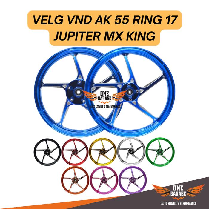 Velg VND AK 55 MX King New Vixion R15 V1 V2 AK55 palang 5 lebar 160/185-17 & 160/160-17 Accessories 