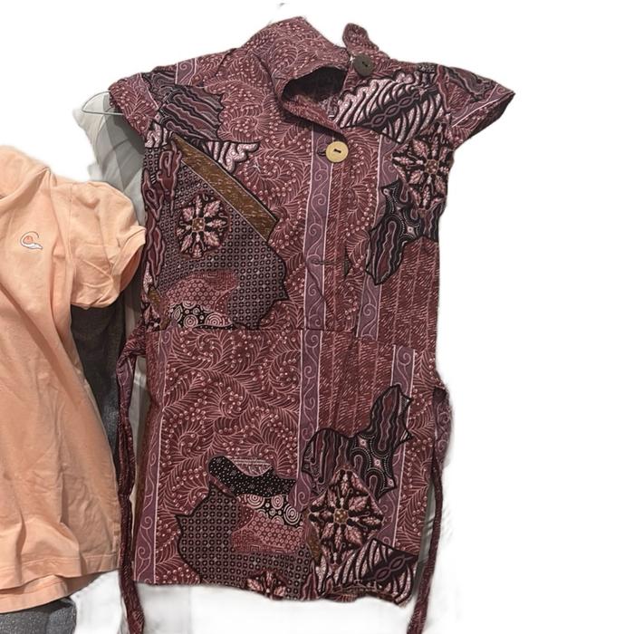 [preloved] dress batik anak usia 3-4 tahun Krisna wahyu collection
