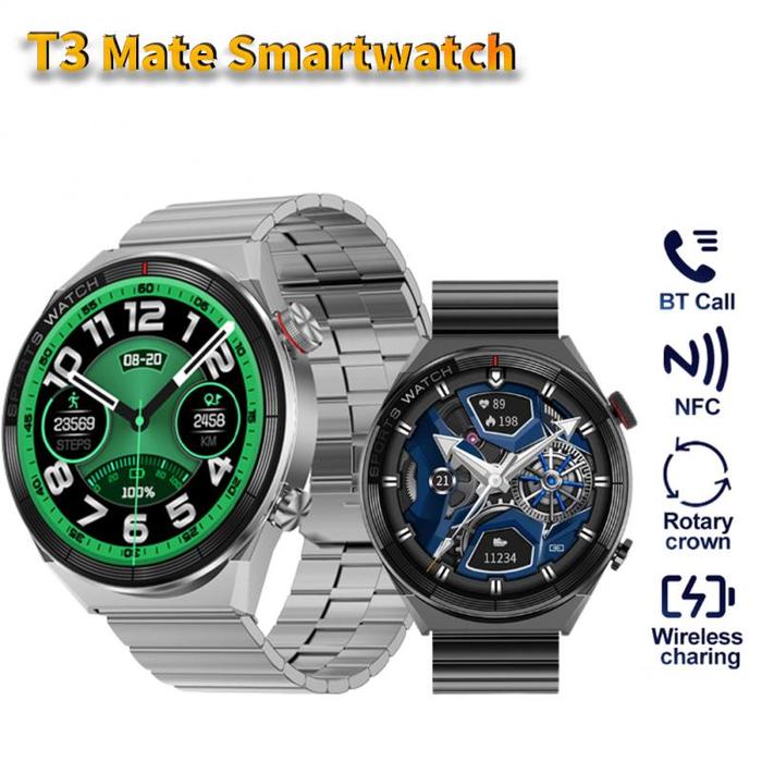 DT3 Mate Smart Watch For Men Bluetooth Call NFC Bluetooth Call Voice