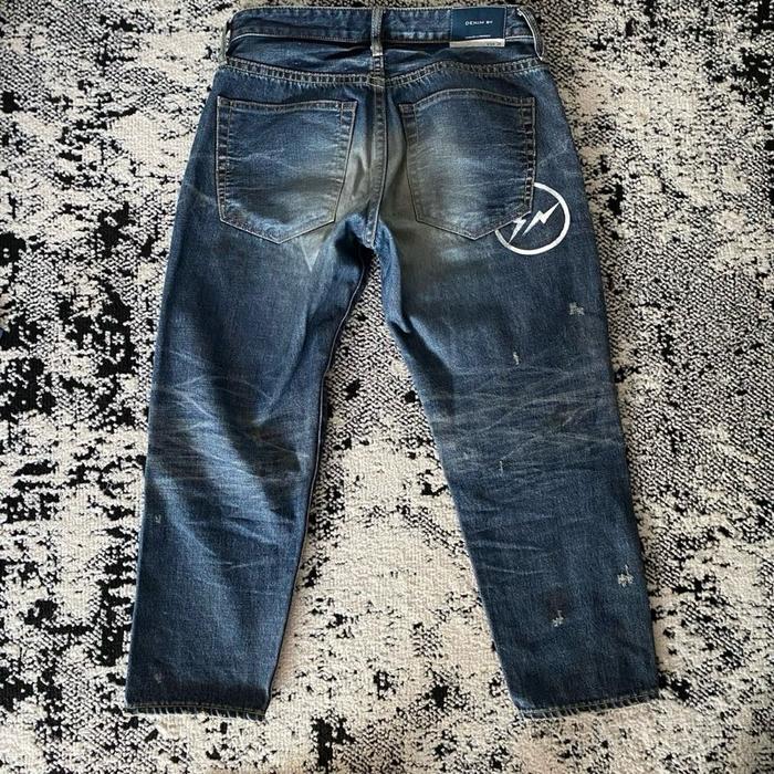 Denim by vanquish x fragment cuttingan cropped