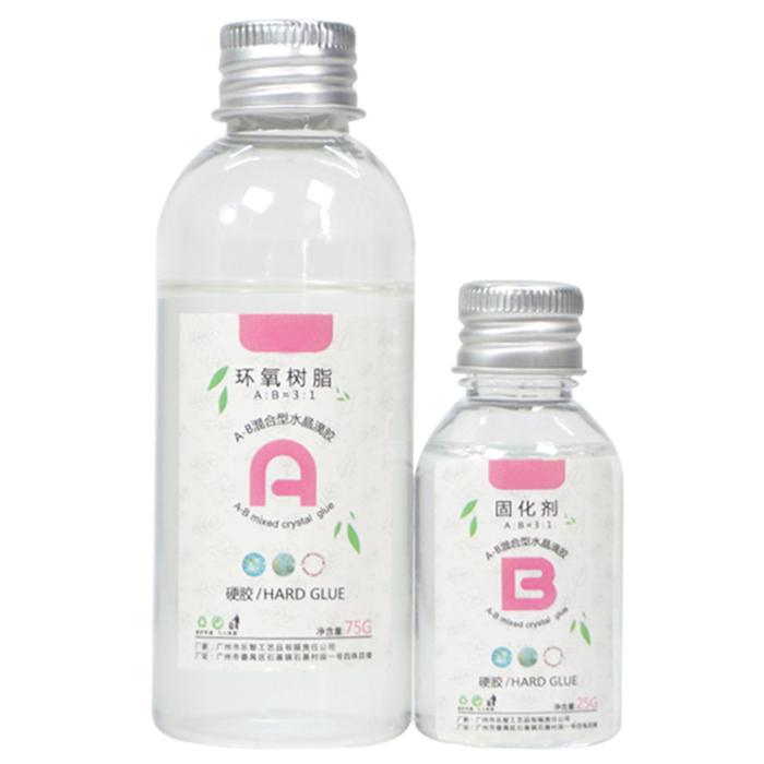 Transparent Crystal Clear Epoxy Resin Glue Kit A B Epoxy Resin Set