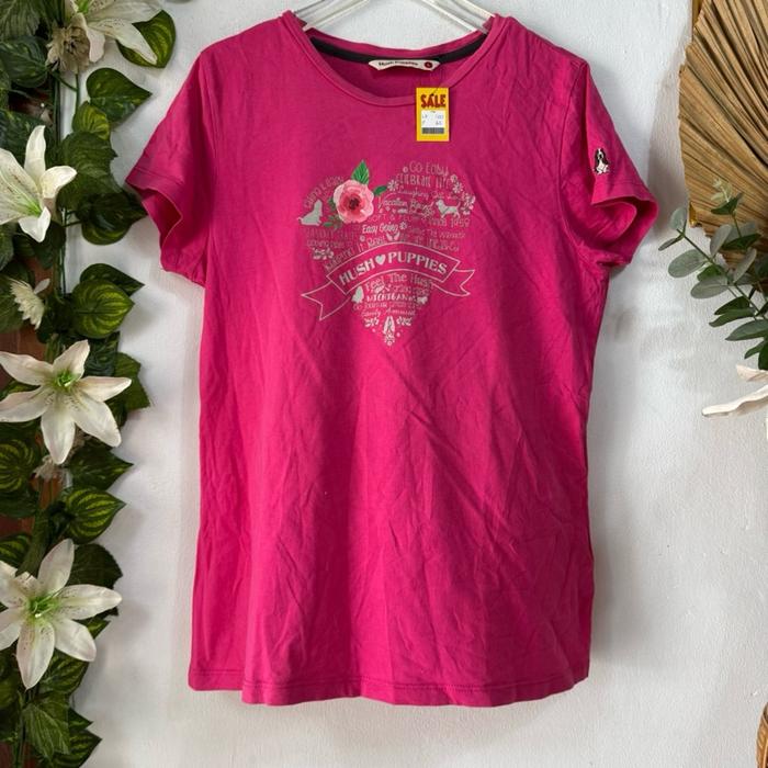 Kaos pink Fuschia Hush Puppies