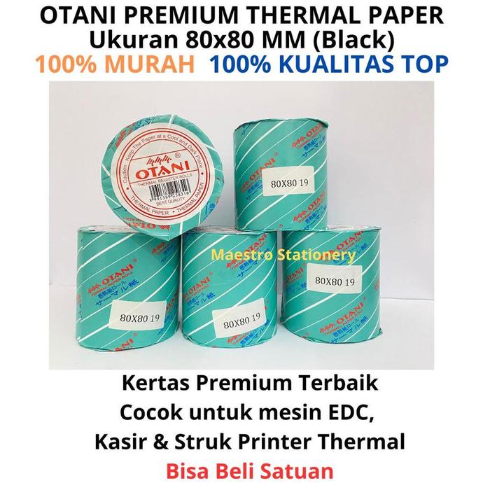 Kertas Struk Thermal Kasir Otani 80 x 80 Paper Struk / Termal