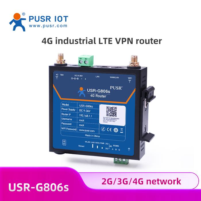 USR-G806s-EAU Industrial LTE openVPN Router With Serial Port Supports