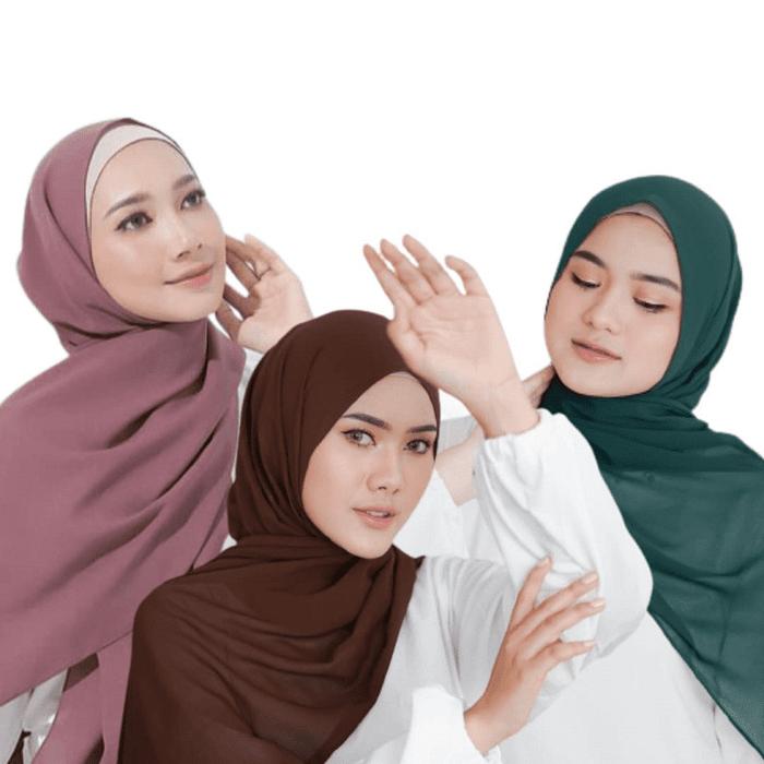 pasmina ceruty babydoll 150x75 premium katalog 2 Jilbab Pashmina  Ceruti Panjang Segi Empat