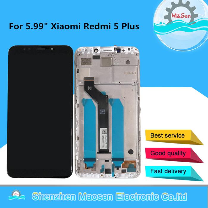 5.99" Original M&Sen For Xiaomi Redmi 5 Plus LCD Screen Display Touch