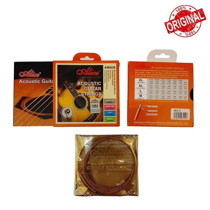 SENAR GITAR AKUSTIK ALICE AW436 ORIGINAL SG193