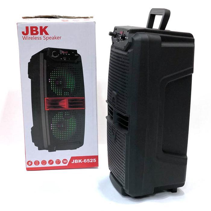 SPEAKER BLUETOOTH WIRELESS JBK 6525 WITH MICROPHONE SPEAKER BIG SIZE