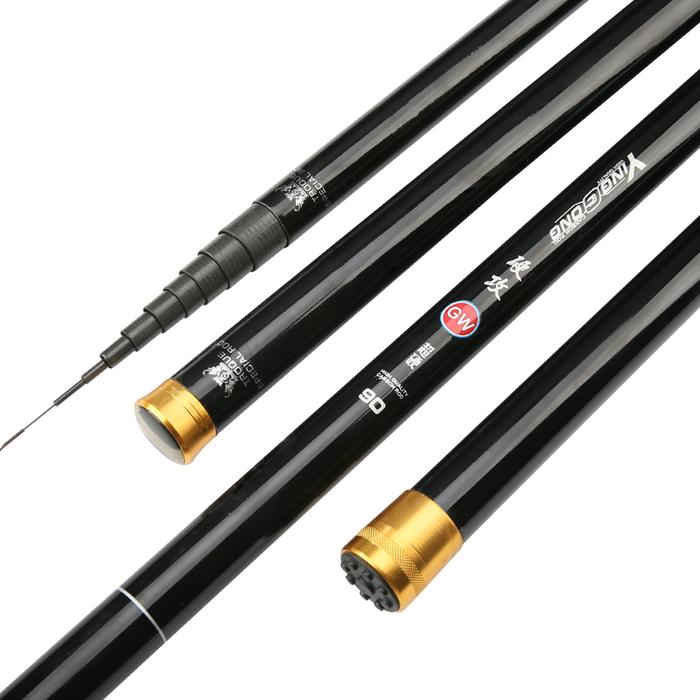 High Carbon 8m 9m 10m 11m 12m 13m Power Hand Pole Fishing Rod Ultra Hard Super Light Telescopic Rod 