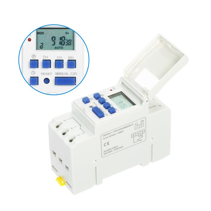 Digital LCD Power Programmable Timer Switch Relay 16A Amp Electronic