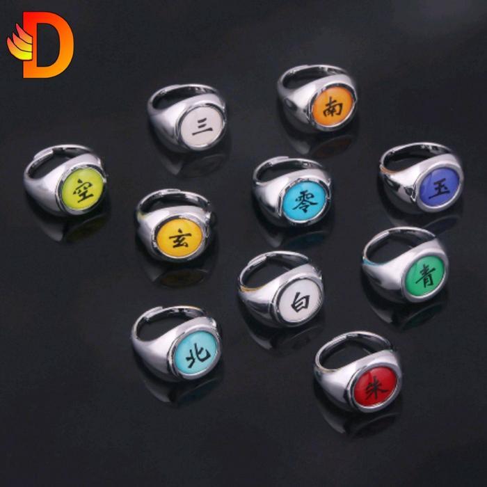 Cincin Akatsuki Naruto Itachi Pein Sasori Tobi Deidara Kisame Zetsu Kakuzu Conan Orochimaru Hidan