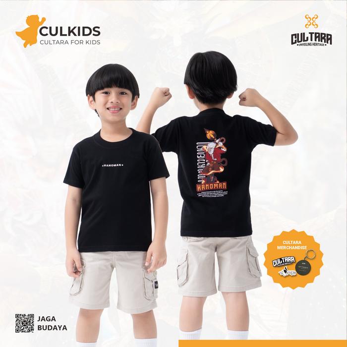 CULKIDS Kaos Anak Hanoman Kera Putih Pewayangan