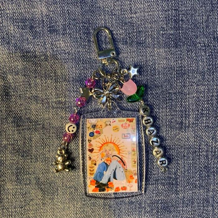 zaarchain|keychain akrilik|keychain custom nama|keychain custom foto|gantungan kunci aesthetic