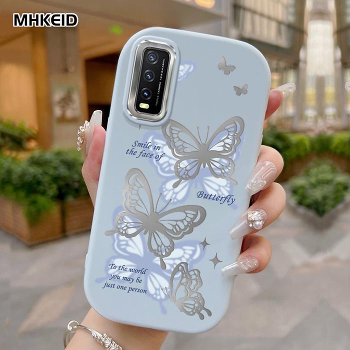 MHKEID Casing Hp Untuk VIVO Y20 Y20i Y20s Y20T Y12s Y12a Y21 Y21s Y21t Y21e Y21a Y21g Y22 Y22s Y28 2