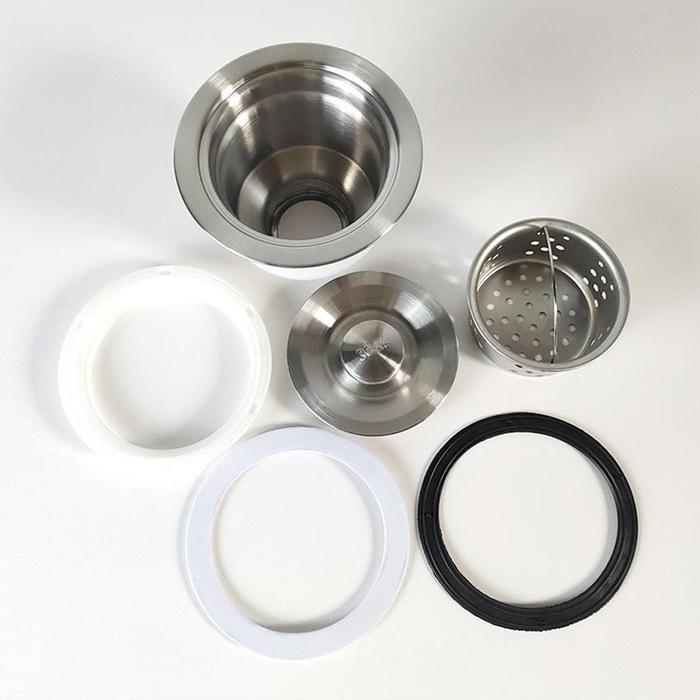 Afur Saringan Bak Cuci Piring Stainless 304 Komplit Afur Saringan Wastafel Basket Avur Sink Stainles