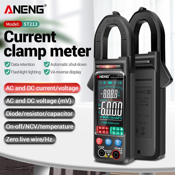 ANENG ST ST211 Digital Clamp Multimeter  6000 Counts Voltmeter