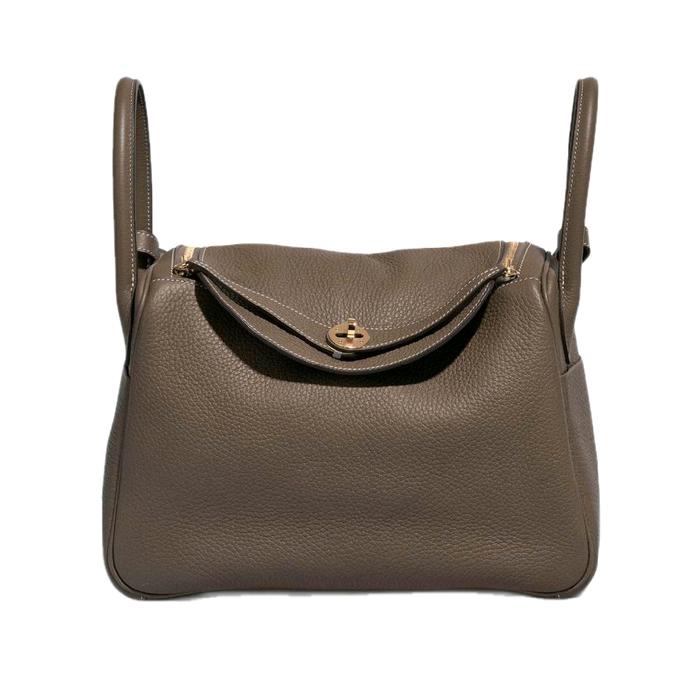HM Lindy 30cm Tas Tangan Wanita Kulit Asli dengan Desain Elegan dan Fungsional untuk Gaya Harian
