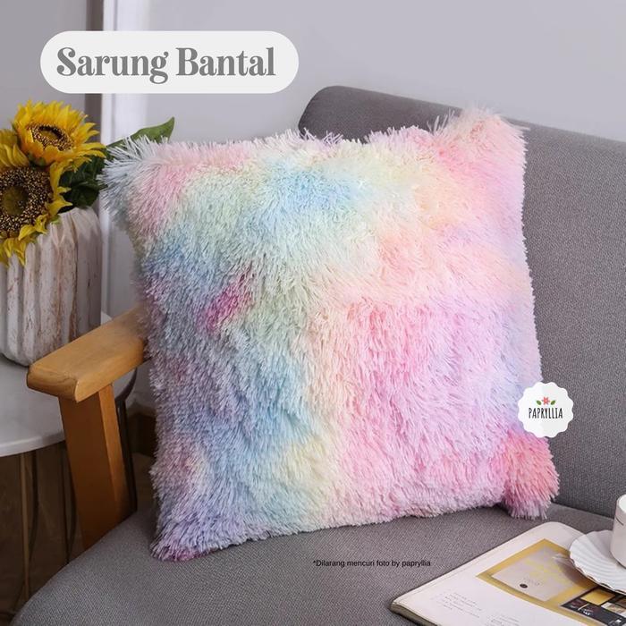 Sarung Bantal Bulu / Sarung Sofa / Sarung Kursi Tamu ( Hanya Sarung )