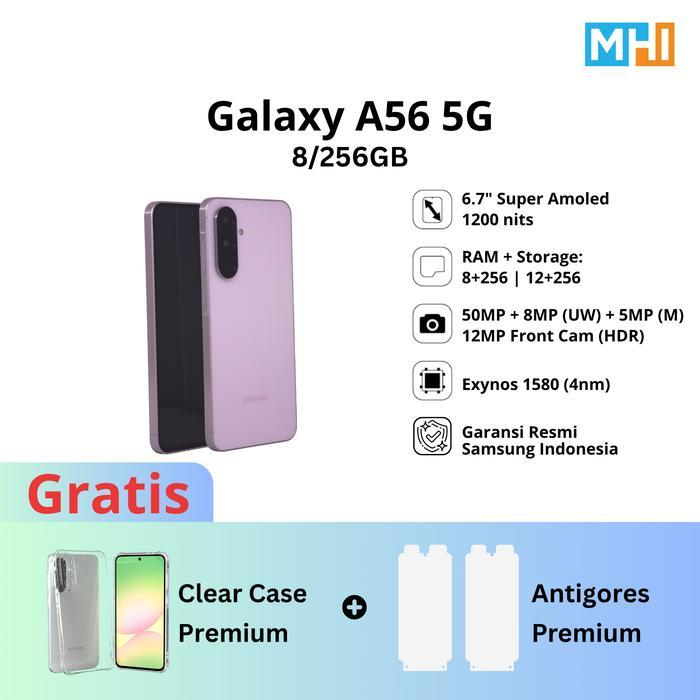 termurah - samsung galaxy a56 5g, original, kamera 50 mp - 8/256gb 12/256gb original, garansi sein l