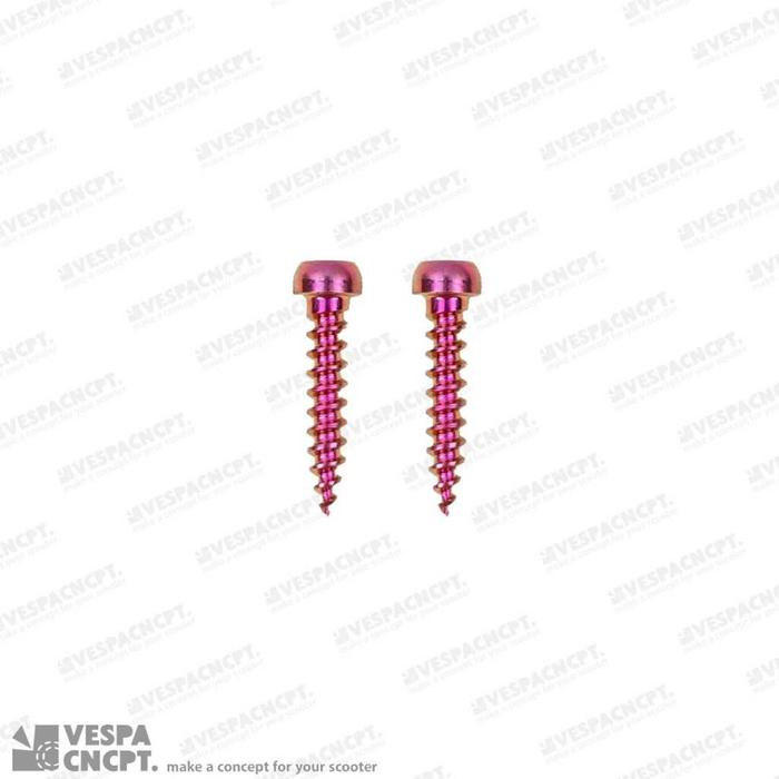 Baut Titanium Round Lampu Sein Pink Vespa Sprint Primavera Lx S