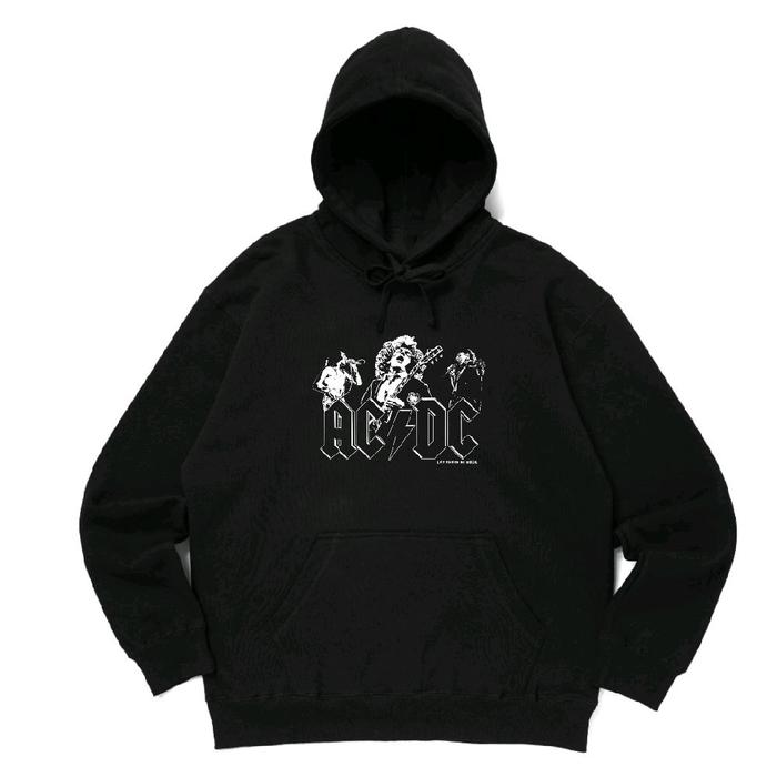 JAKET SWEATER HOODIE ACDC / HOODIE PRIA WANITA ACDC / HOODIE BAND HITAM