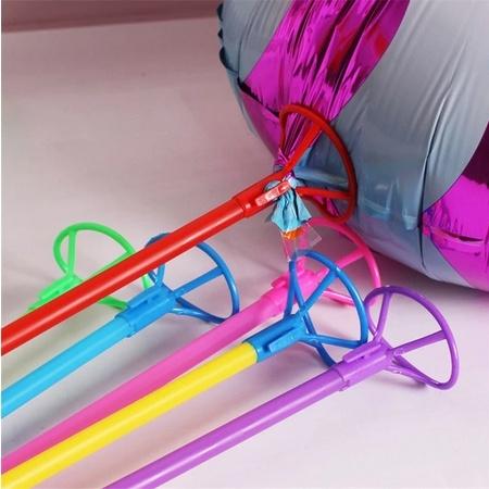 Stik Balon Foil (+Cup) / Stick Cup Foil /Stik Balon Besar Untuk Foil / Pegangan Balon Foil.