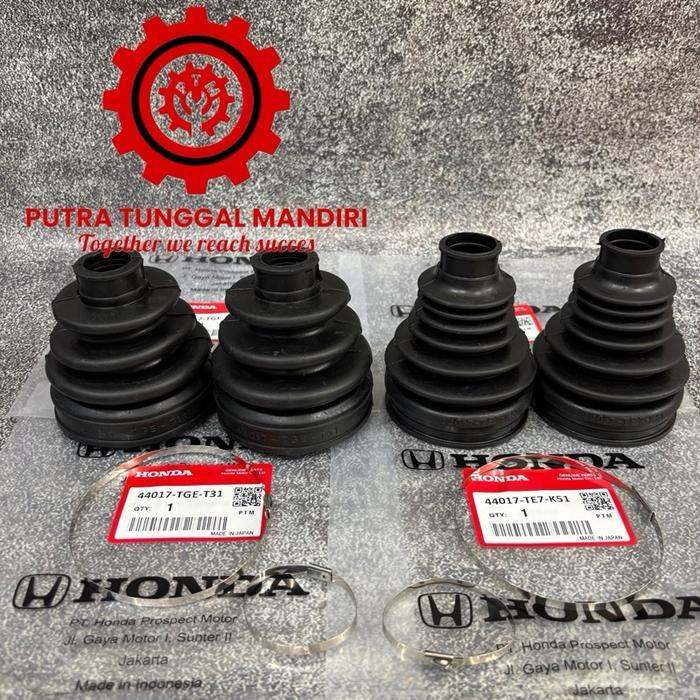 Boot As Roda/Boot Drive Shaft Luar Dan Dalam 1Set(4Pcs) Honda HRV/BRV Mobilio Brio Bonus Clamp 44017