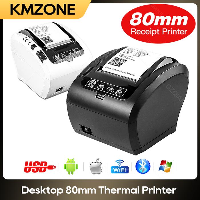 80mm Thermal Receipt Printer with Auto Cutter POS Billing Printer